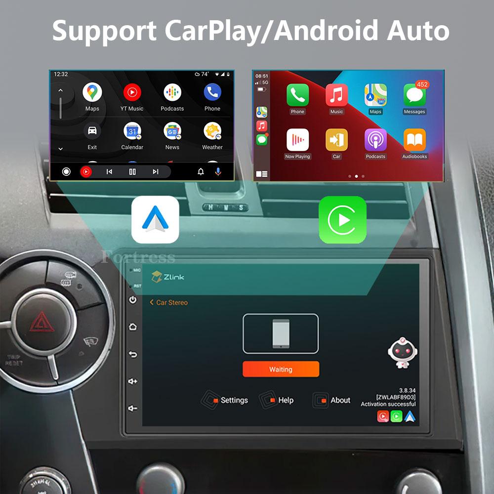 Car Radio Android 12 Carplay GPS 4G For Ssangyong Kyron Actyon 2005 2006 2007 2008 2009 2010-2013 Bluetooth Multimedia Player