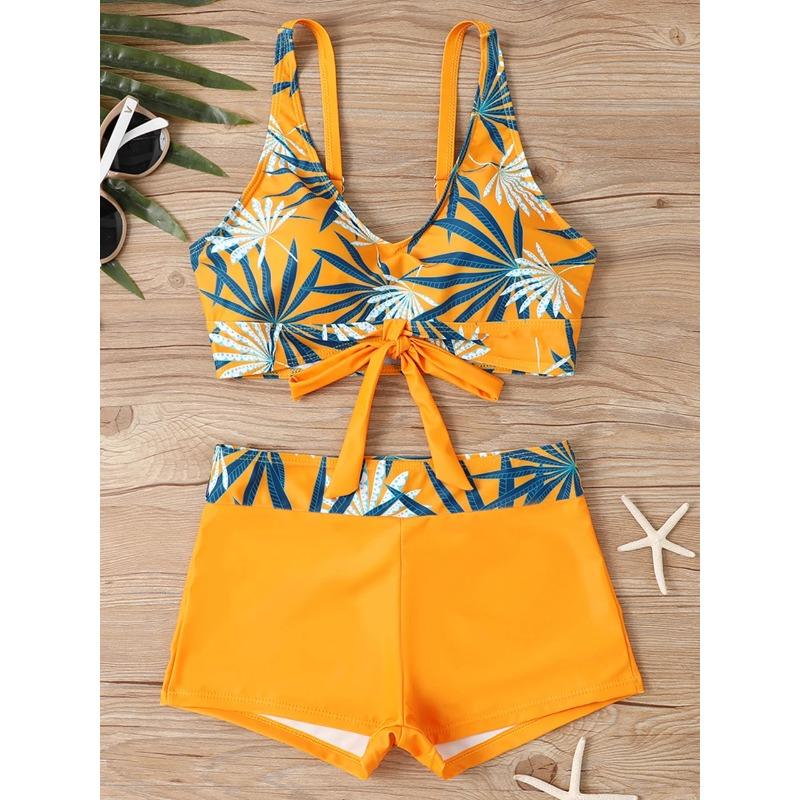 2026 High Waist Bikinis Women Sports Swimwear Print Bathing Suit Female Padded Beach Wear Bathers Swimming Swimsuit Summer