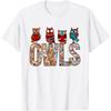 Love Owls Women Shirt Owl Lovers for Kids and Girls T-Shirt