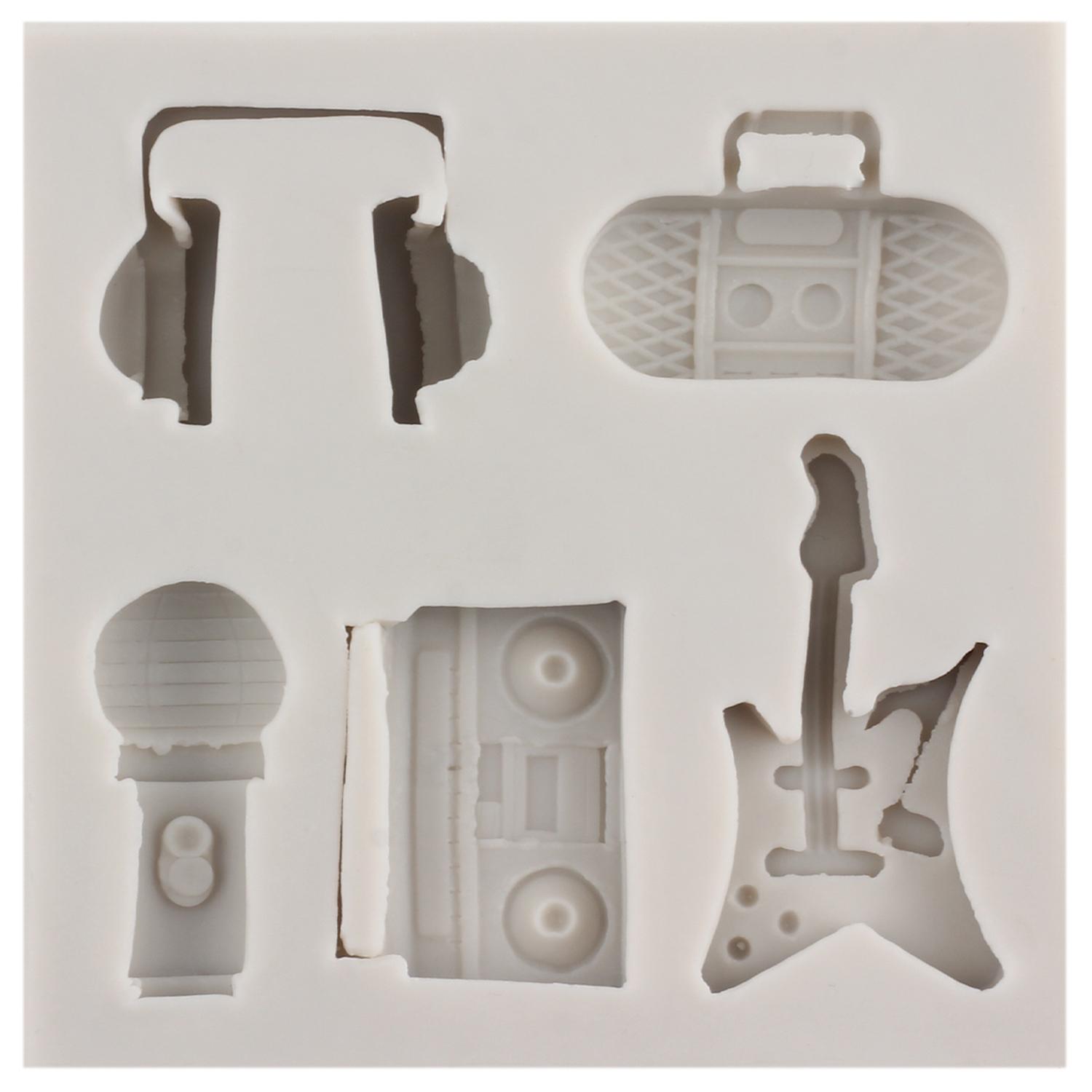 

Музыкальная нота, силиконовая форма, инструменты, формы для помадки, бумбокс, микрофон, радио, форма для гитары, пианино, форма для конфет, украшение торта, формы для пасты из шоколадной жвачки красный