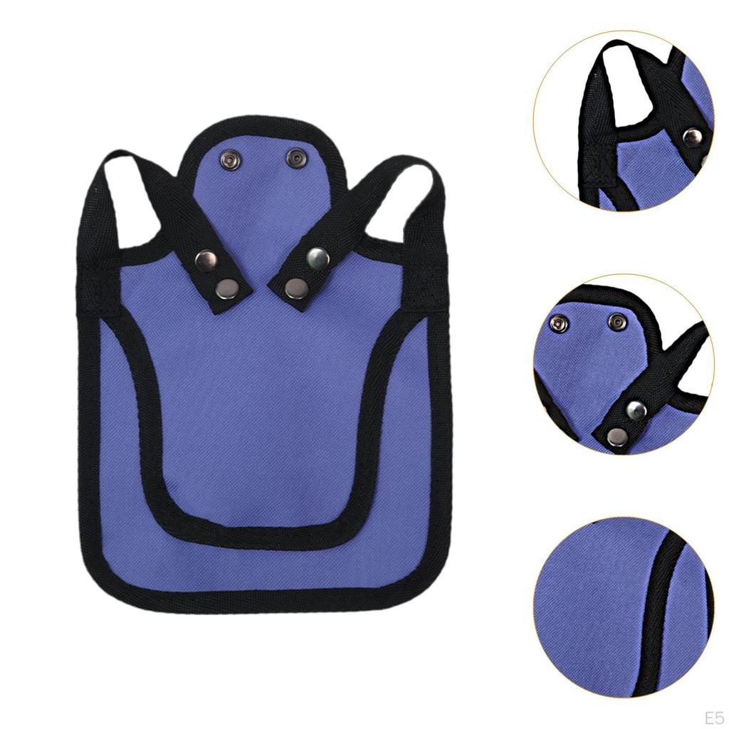 Adjustable Chicken Saddle for Back And Sides with Metal Fasteners, Outdoor Hen Apron