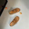 Spring new platform Boken shoes Korean version of casual style big head cute and ugly half-drag Muller shoes women's empty shoes women