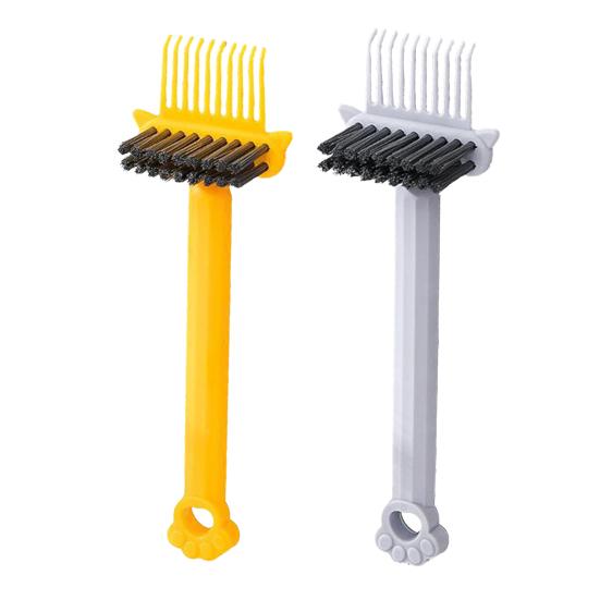 1/2/3/4Pcs Hair Brush Cleaner with Cat Paw Handle Double-sided Airbag Tool Portable Home Massage Comb Cleaning