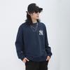 New MLB New York Yankees Sweatshirts Unisex Dark Marine Blue 3AMTEC314-50NYD