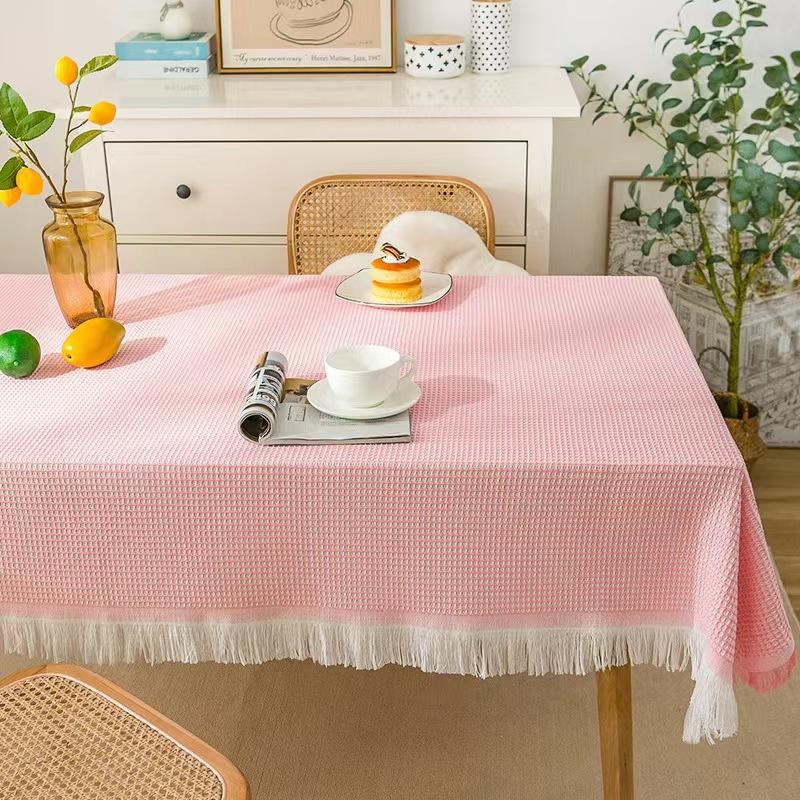 Tablecloth White Thickened Versatile Dormitory Dressing Table Dust-Proof Photography Background Cloth Picnic Dessert Table Mat