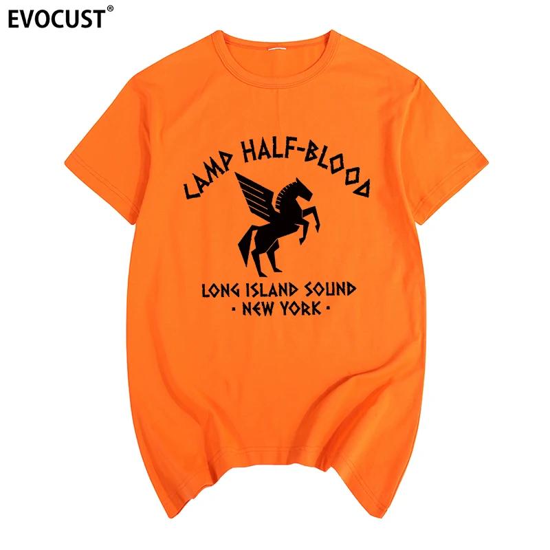 

Camp Half Blood Long Island Sound NY Percy Jackson Vintage T-shirt Halloween Costume Unisex Cotton Men T shirt New women TEE 5XL різнокольоровий