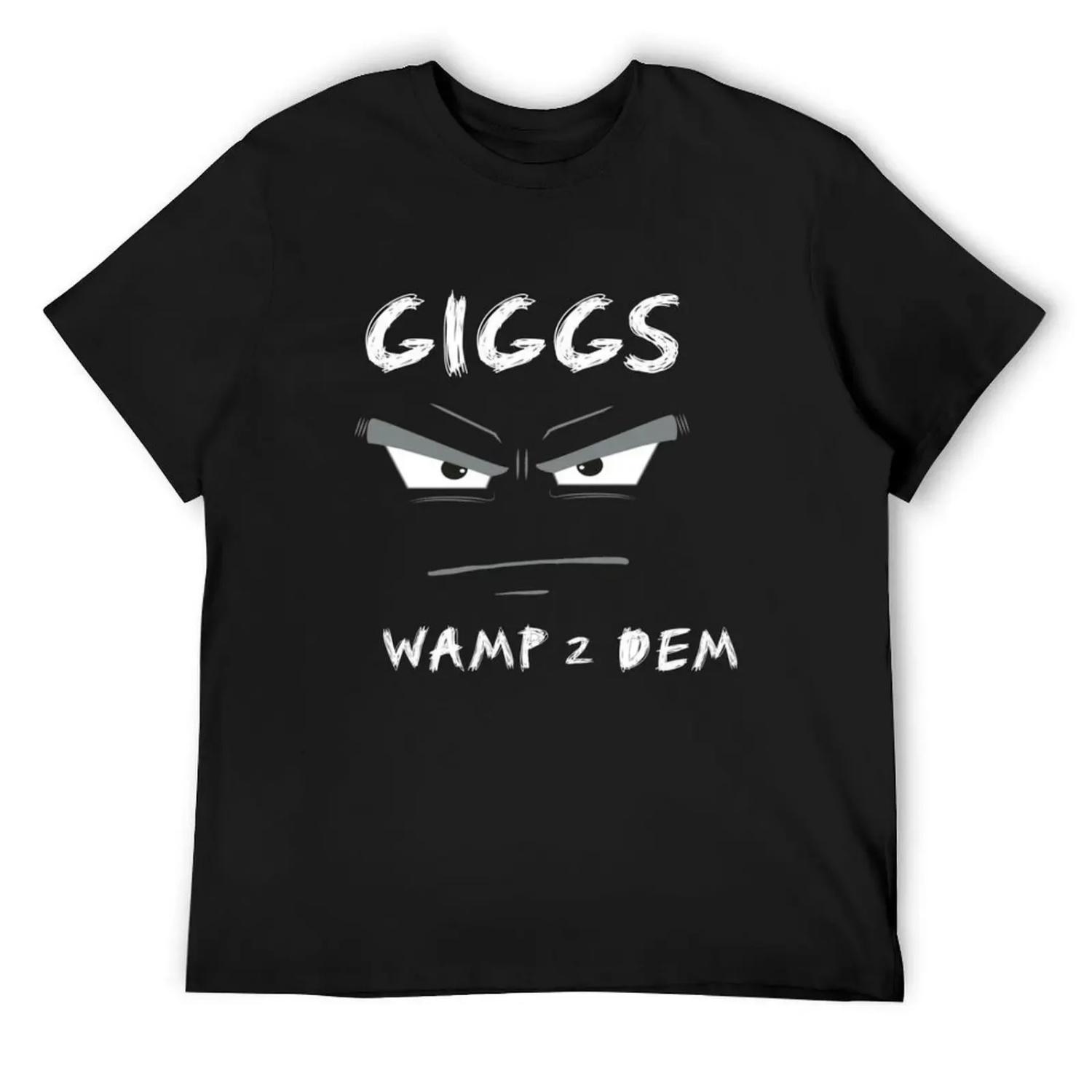 

Giggs- Wamp 2 Dem T-Shirt plain vintage oversized quick-drying t shirts for men S чёрный