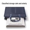 Deli Portable Business Briefcase with Double Front Pockets