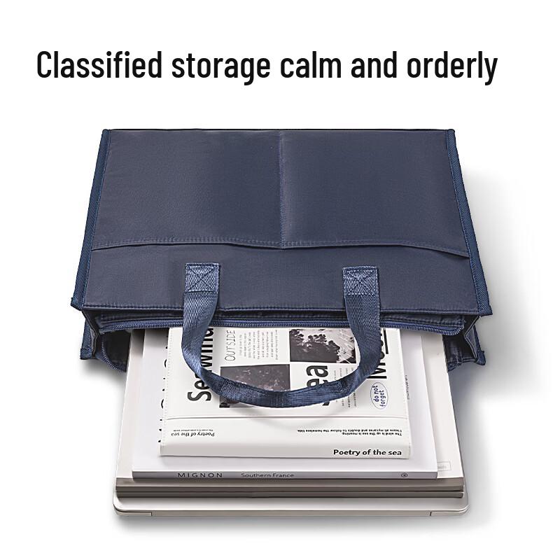 Deli Portable Business Briefcase with Double Front Pockets