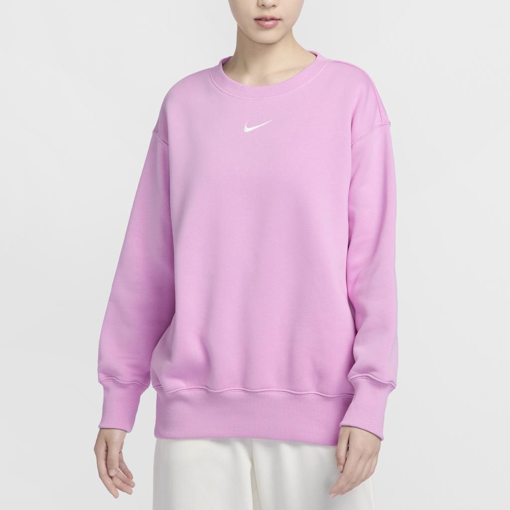 New Nike Sportswear Phoenix Fleece Sweatshirt Women's High-End Pink DQ5734-632