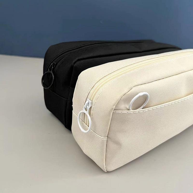 Pencil Bag Zipper Pencilcase Large Capacity Pencil Pouch School Supply Pencil Case Stationery Office Study Portable Storage Bag