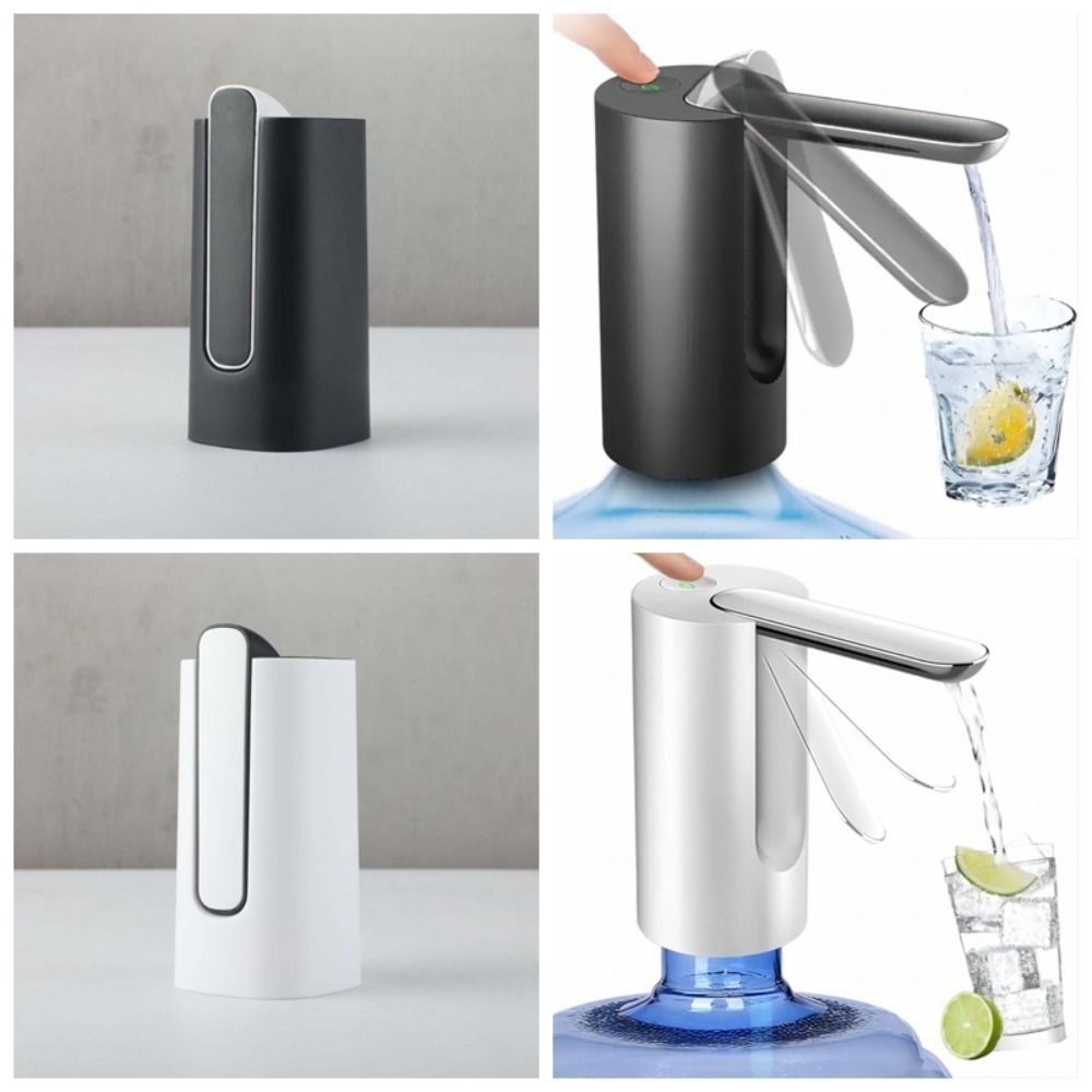 Touch Button Electric Water Extractor Silicone Hose Automatic Water Press Kitchen