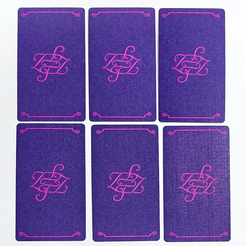 Pachetul de Tarot The Zerner-Farber cu Dublă Gravură, 78 de Cărți de Tarot cu Artă Colaj, Instrument Spiritual de Divinație în Cutie Rigidă 10.5*6cm