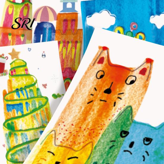 Beginner Painting Kit 1 Set Kids Squeegee Art Craft Rainbow Scratch Paper Educational Children Supplies DIY Dot Toy Toddlers Boys Girls Party Gift
