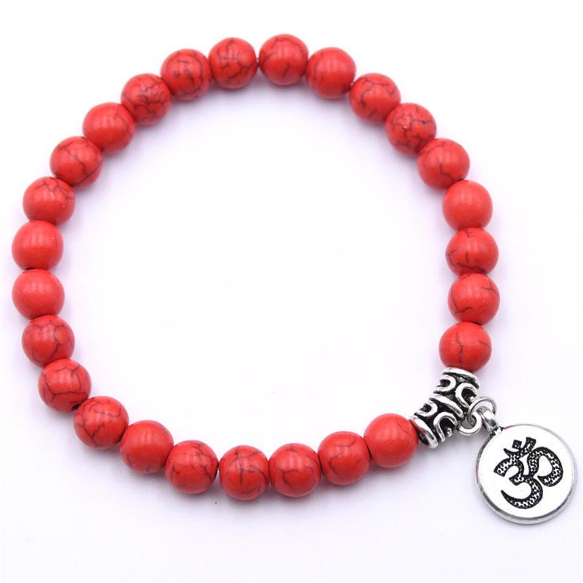 European American Cross-Border Yoga Bracelet: Volcanic Stone, Sea Wave, Starfish, Lotus Pendant