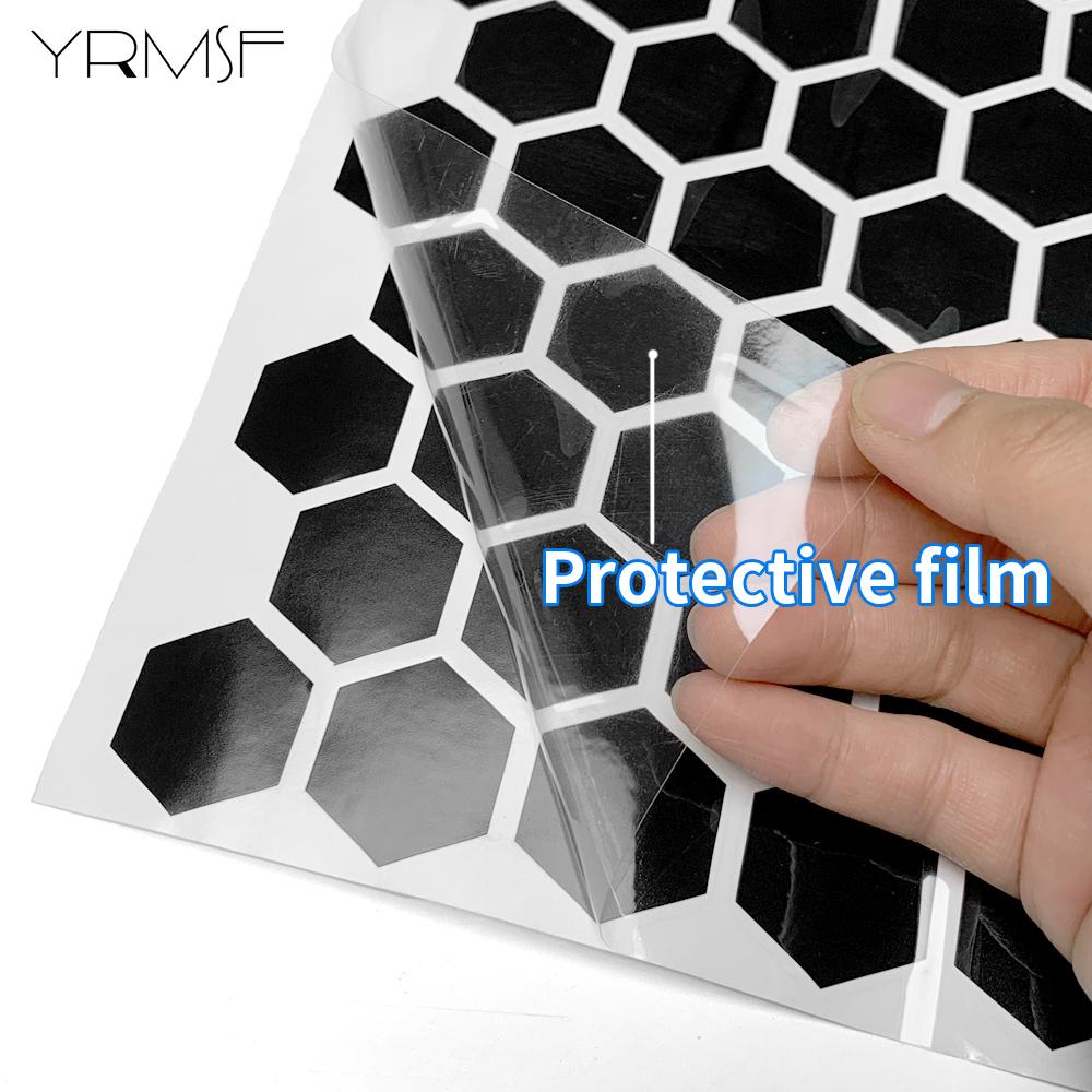 Car Pillar Protective Film Carbon Fiber Vinyl Warp Rear Window Self-Adhesive Anti-Scratch for SUV Truck Exterior Body Styling
