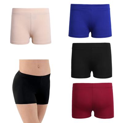 Barn Flickor Balett Dans Booty Shorts Sport Gym Träning Yoga Cykling Löpning Activewear Shorts