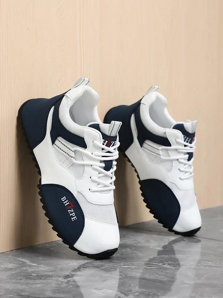 Fashion New Classic Men's Shoes Thick soled Interior Height Increasing Casual Shoes for Youth Comfortable Soft soled Sports Shoes