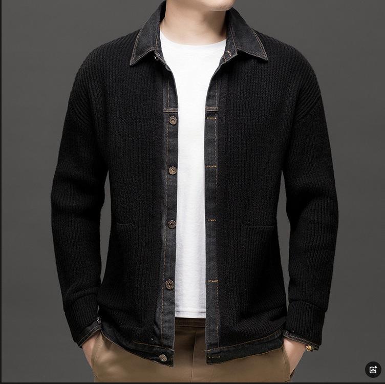 Herren 2025 Frühling/Herbst Koreanischer Stil Strick-Cardigan Pullover Jacke