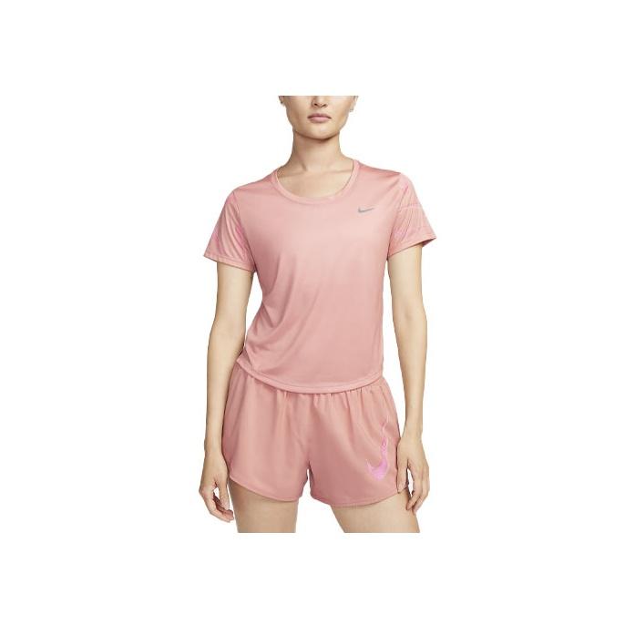 New Nike T Shirts Women's Pink FB4682-618