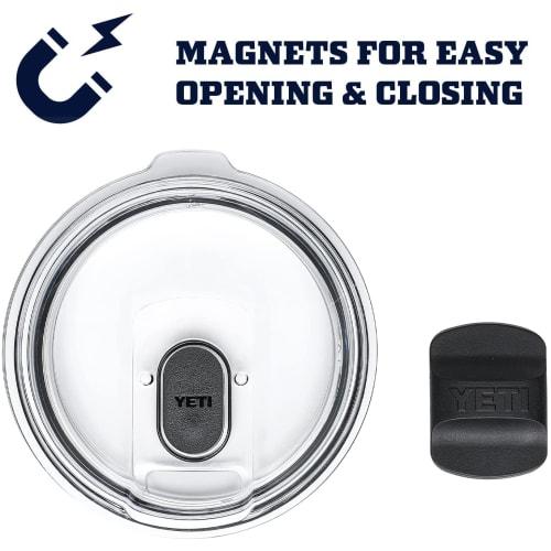 YETI Rambler 10oz (296ml) Stainless Steel Insulated Mug with Magnetic and Sliding Lid (Black) - Available in a Variety of Colors