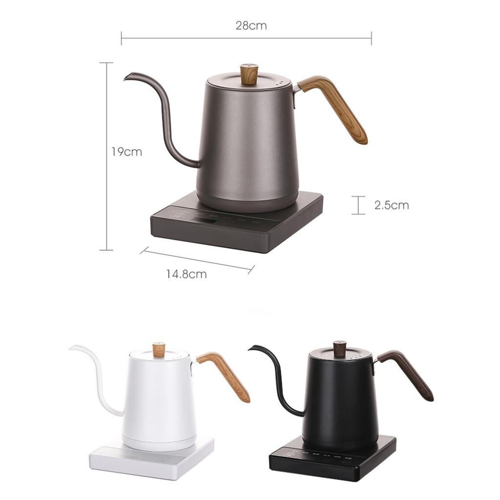 Home use tea making kettle with slender mouth, temperature control and heat preservation, constant temperature electric kettle