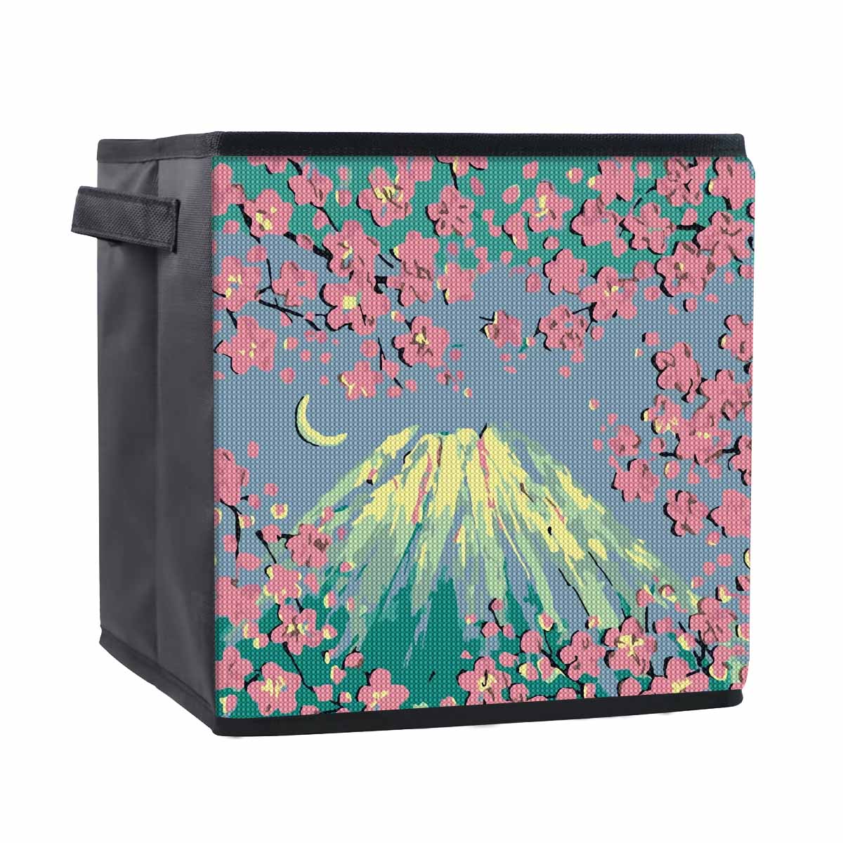 

Mount Fuji 5D Diamond Painting Storage Basket Full Round Drill Mosaic Diamond Embroidery Cross Stitch Kits Home Decor Home Decor 25cmx25cm