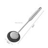 Stainless Steel Pot Brush Long Handle Can Be Hung Household Kitchen Cleaning Dishwashing Steel Brush Replacement Steel Ball