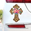 Leopard Cross Print Sticker Scratch Covering Self-Adhesive Waterproof Decal Motorcycle Decorative Accessorie