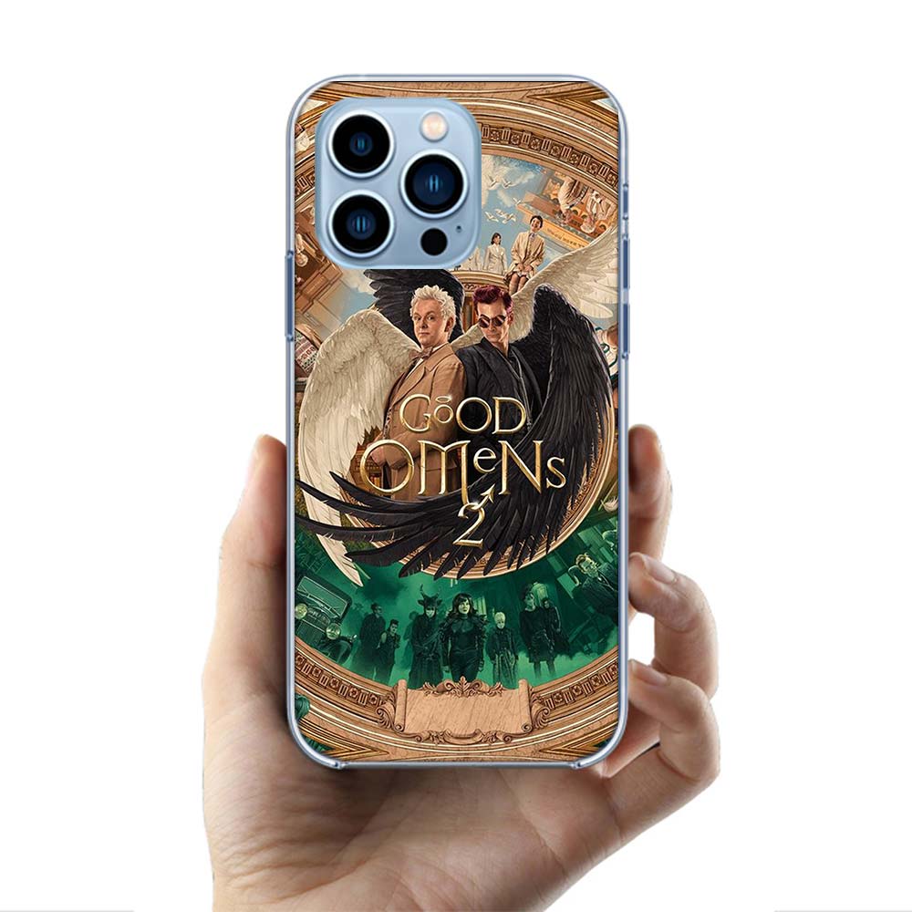 Good Omens TV Cases Phone Case For Iphone 17E 16E 17 Air 16 Pro Max 15 Pro 14 Plus 11 13 12 Mini Cover Cases Compatible with Sui