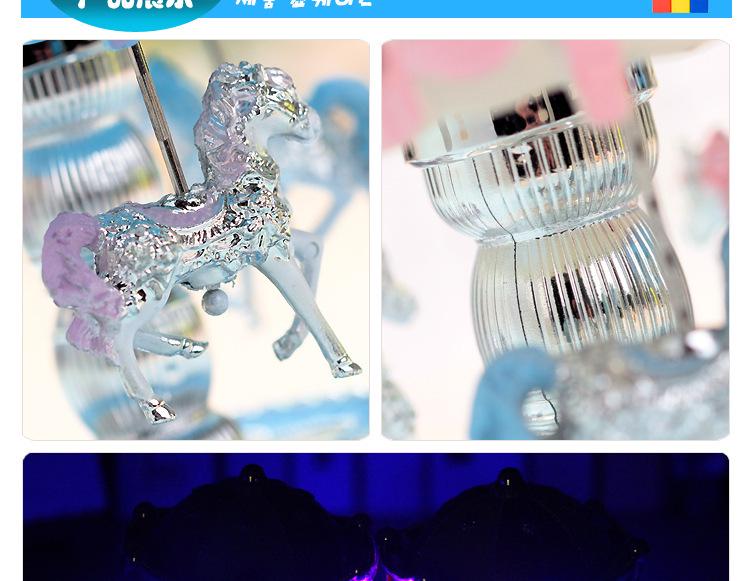 Kinder Blinkendes Karussell Spieluhr - Heimschmuck & Musikalisches Geschenk