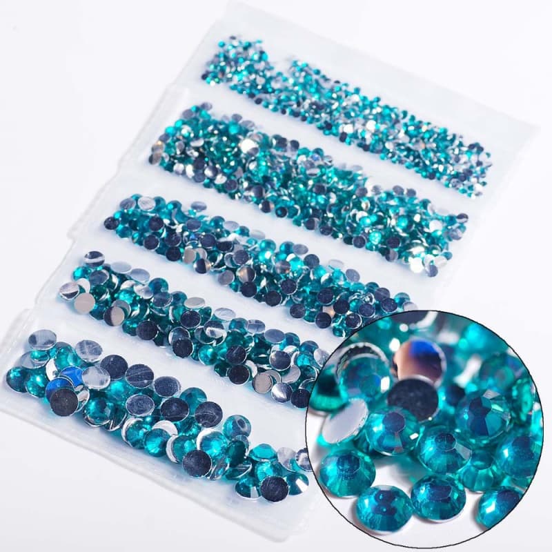Jewelry Mobile Phone Rhinestone 1000PC Manicure 2-6mm DIY Resin 5-Piece Bag Beauty Rhinestone