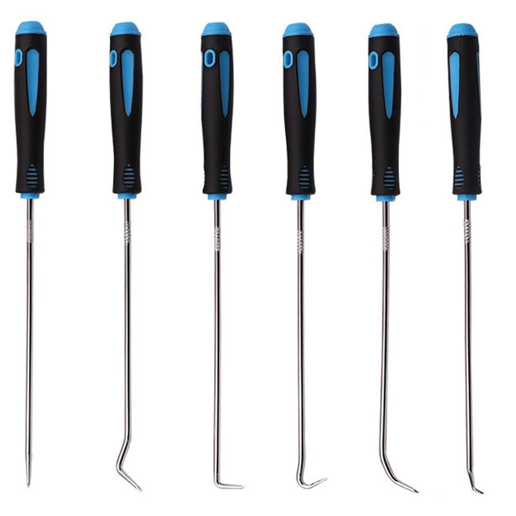 6Pcs Auto Vehicle Removal Pick Hook Set Car Oil Seal Screwdrivers Set Gasket Puller Remover O Ring Seal Disassembly Tool