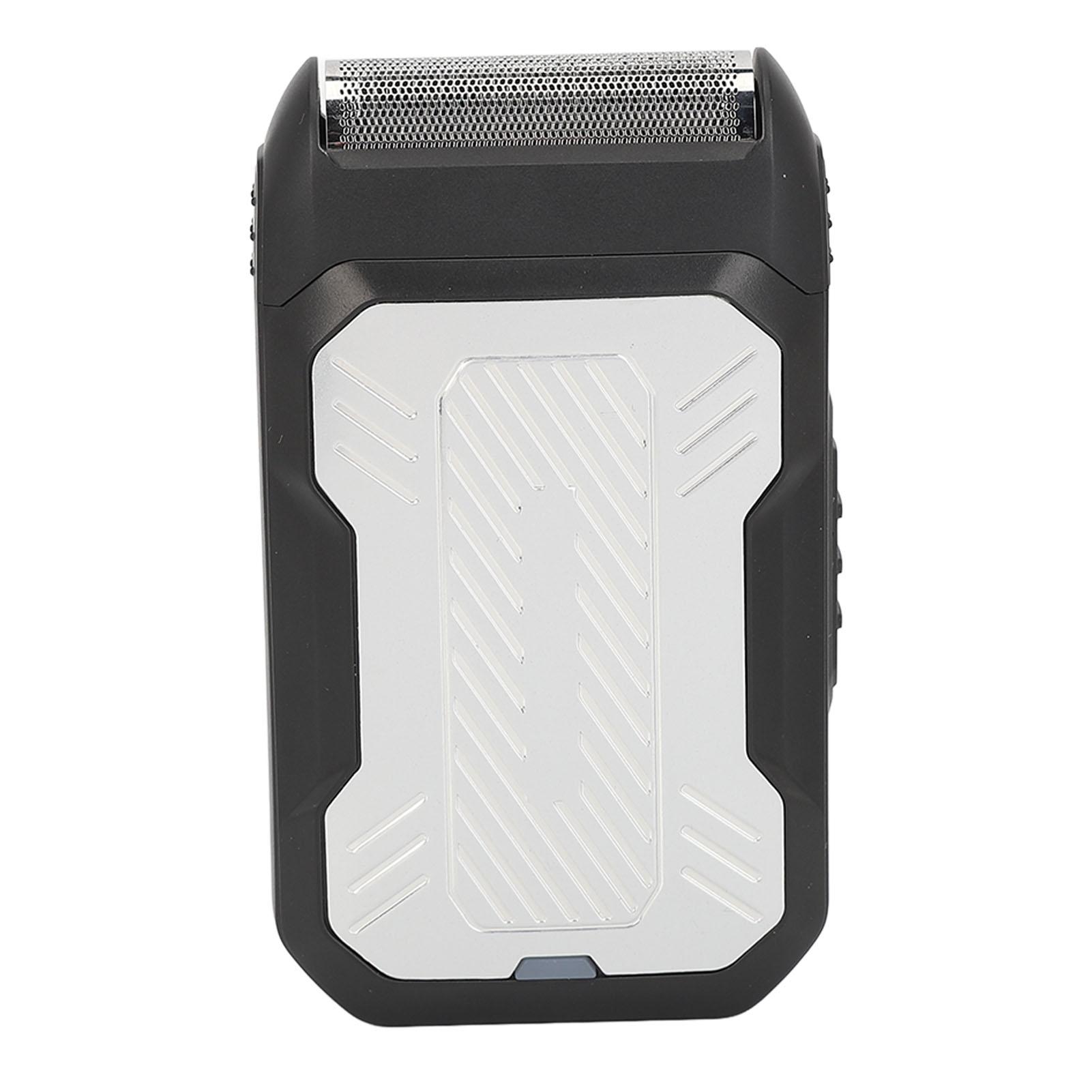 

Электробритва 2 в 1 из фольги, USB-перезаряжаемая, со съемной режущей головкой, электрический триммер для бороды с выдвижным триммером для лысых