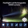 LED Flashlights Outdoor Emergency Power Reserve Battery Pack Camping Lamp Ideal Choice for Camping Equipment Zoomable Bright