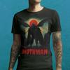 Vintage Poster Style MothUnisex T Shirt Cryptid Supernatural Folklore Halloween for Adults Vintage Washed Streetwear