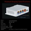 Industrial Network Switch Repeater 4 Port PoE Repeater  for IP Port Transmission Extender