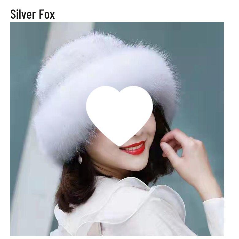 Dam Vintermössa i Fuskminkpäls med Fri Frakt - Mångsidig, Utländsk Stil, Moderiktig, Tjock och Öronvärmande.