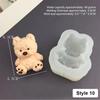 1Pcs Animal Bunny Kitten Silicone Mold Multifunctional Cute Candle Mold Cartoon Baking Mould