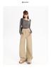 Ge Di Jie Mei De La Ka Qi Color Loose Hanging Wide Leg Jeans Women's New Style