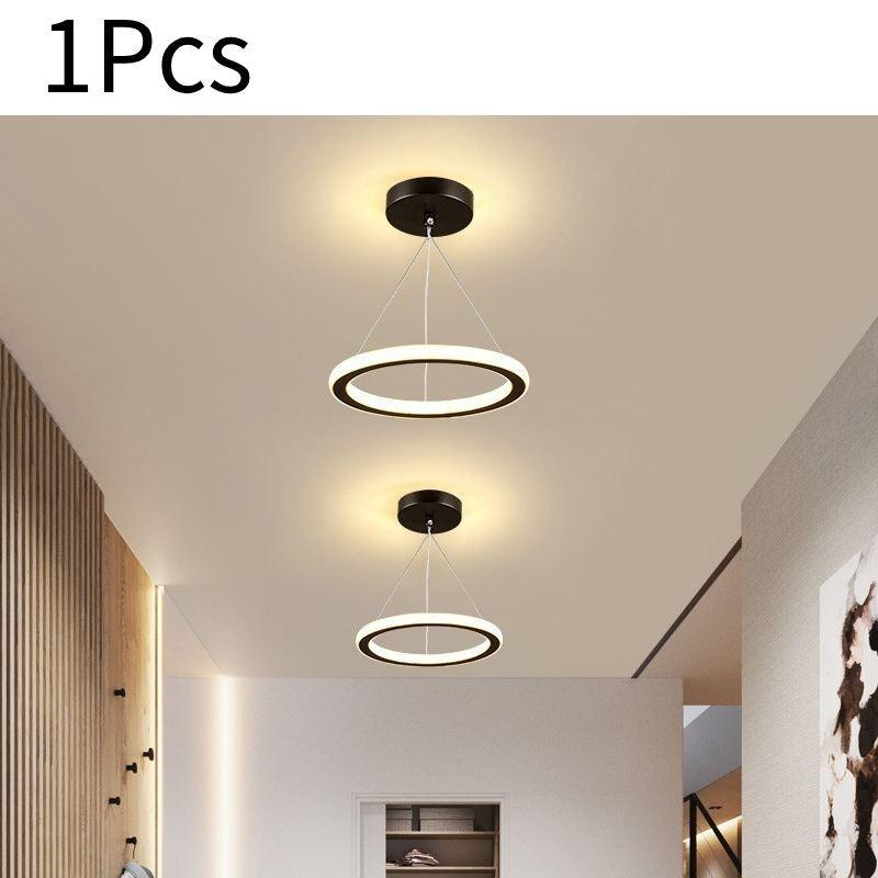 

Современная люстра Светодиодный потолочный светильник Креативная лампа Спальня Ресторан Белый Теплый Pendant Lamp