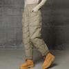 Women Warm Pants Lightweight Down Cotton Loose Large Size Casual Warm Harem Pants Warm Women's Pants