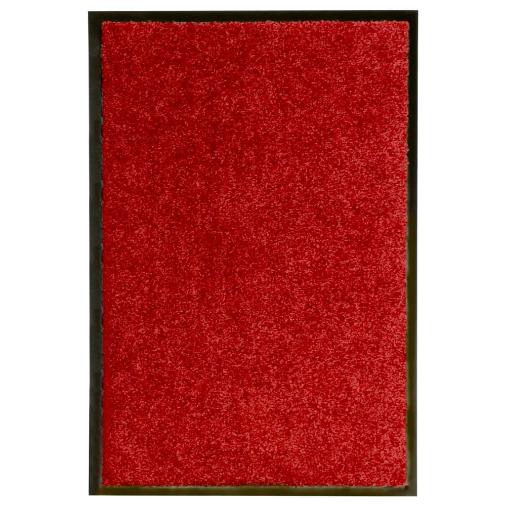 Washable Doormat Red 40x60 Cm