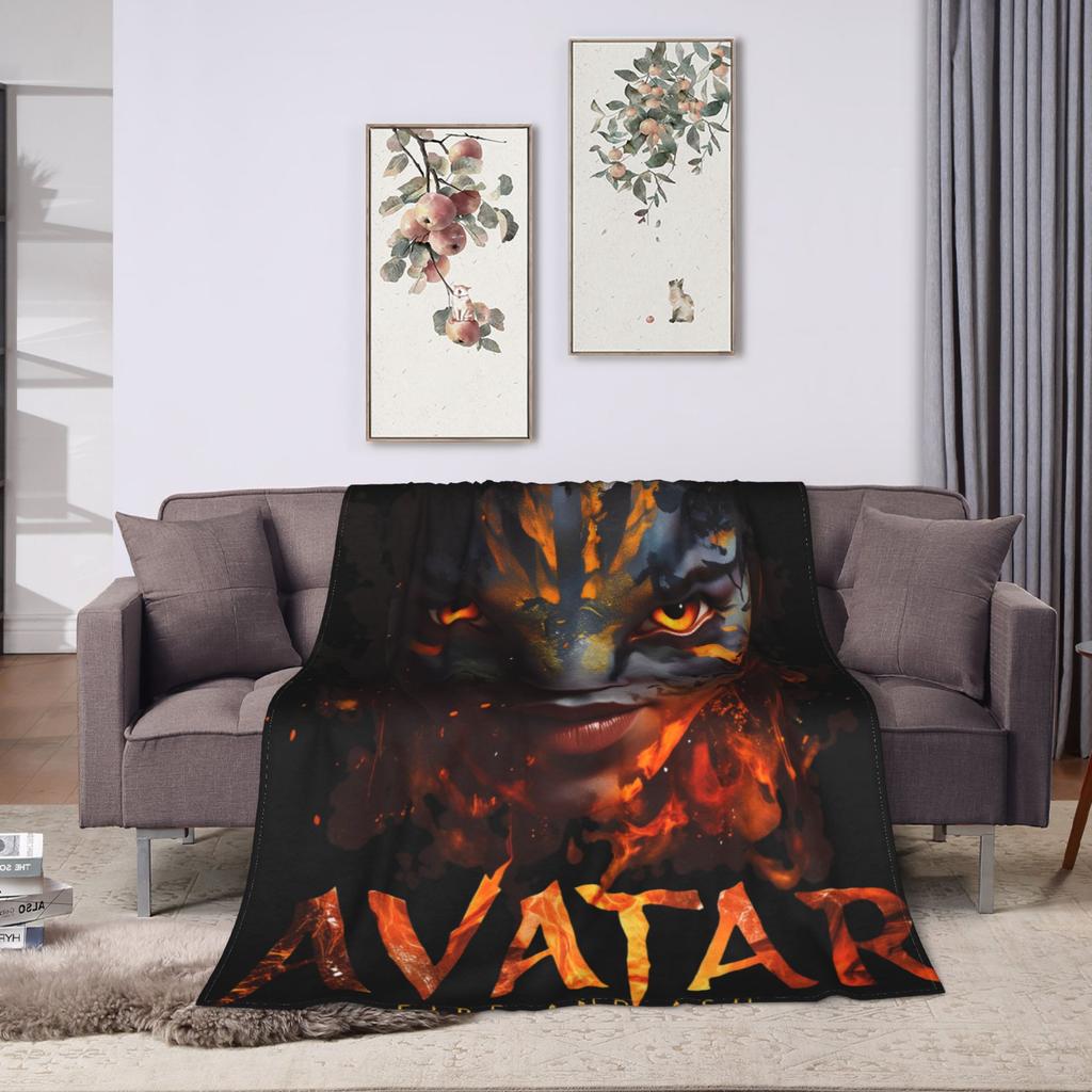 Avatar Fire and Ash Blanket Quality Warm Soft  Throw Blanket Winter Boy Girl Outdoor Fashion Bedspread