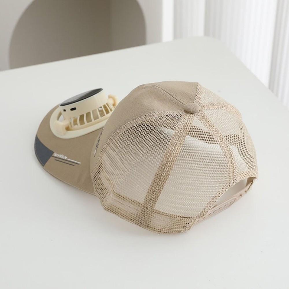 Built-in Fan Solar Cooling Fan Hat Breathable Sun Protection Hat New Outdoor Sun Hat Unisex