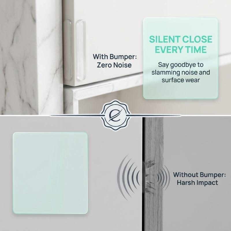 10/16Pcs Clear Silicone Bumper Pad Self Adhesive Anti Collision Sticker Non Slip Buffer Pad For Cabinet Drawer Refrigerator Door