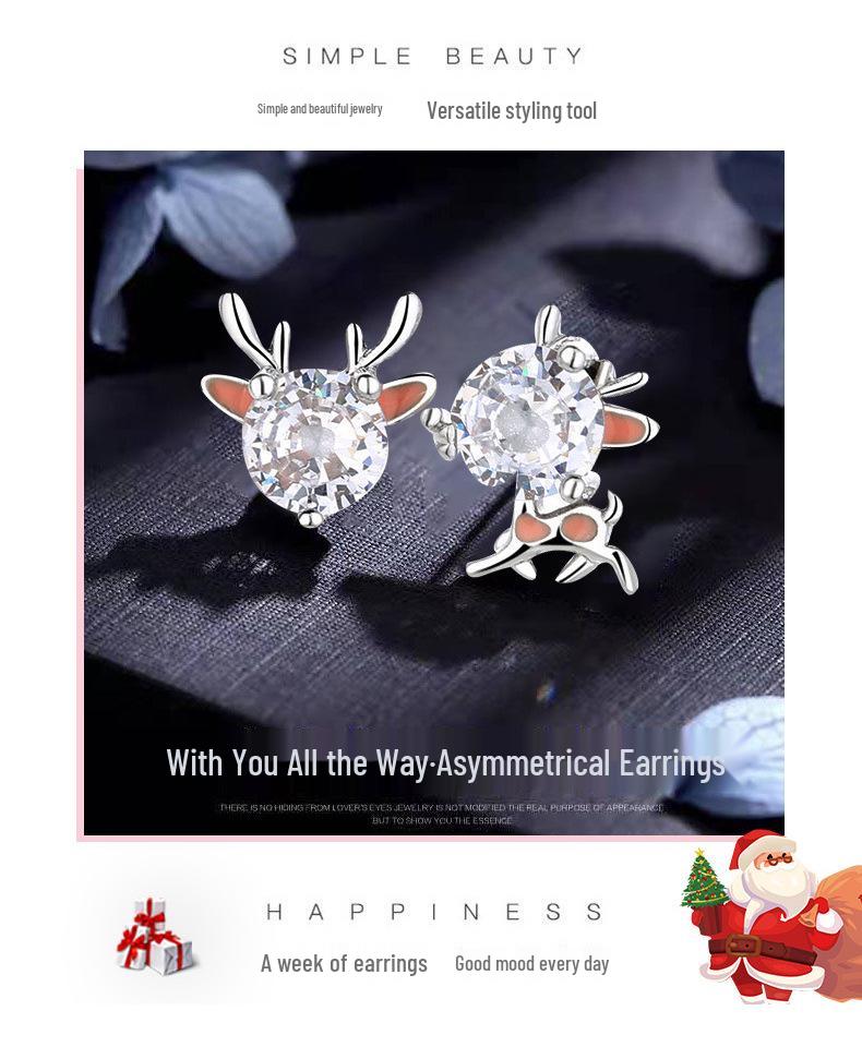 925 Silver Light Earrings for Christmas, Valentine's Day, or Birthday Gifts - Perfect for Your Girlfriend or Wife