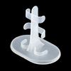 10pcs Plastic Transparent 12" Doll Stand Display Action Figure Show Leg Holder for 30cm Dolls,