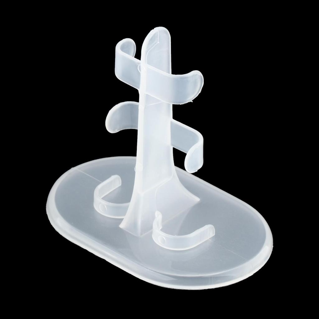 10pcs Plastic Transparent 12" Doll Stand Display Action Figure Show Leg Holder for 30cm Dolls,