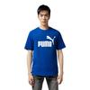 Puma Essentials Logo Casual Comfortable Letter Short Sleeve T-Shirt Men Tops Dark-Blue 689312-58